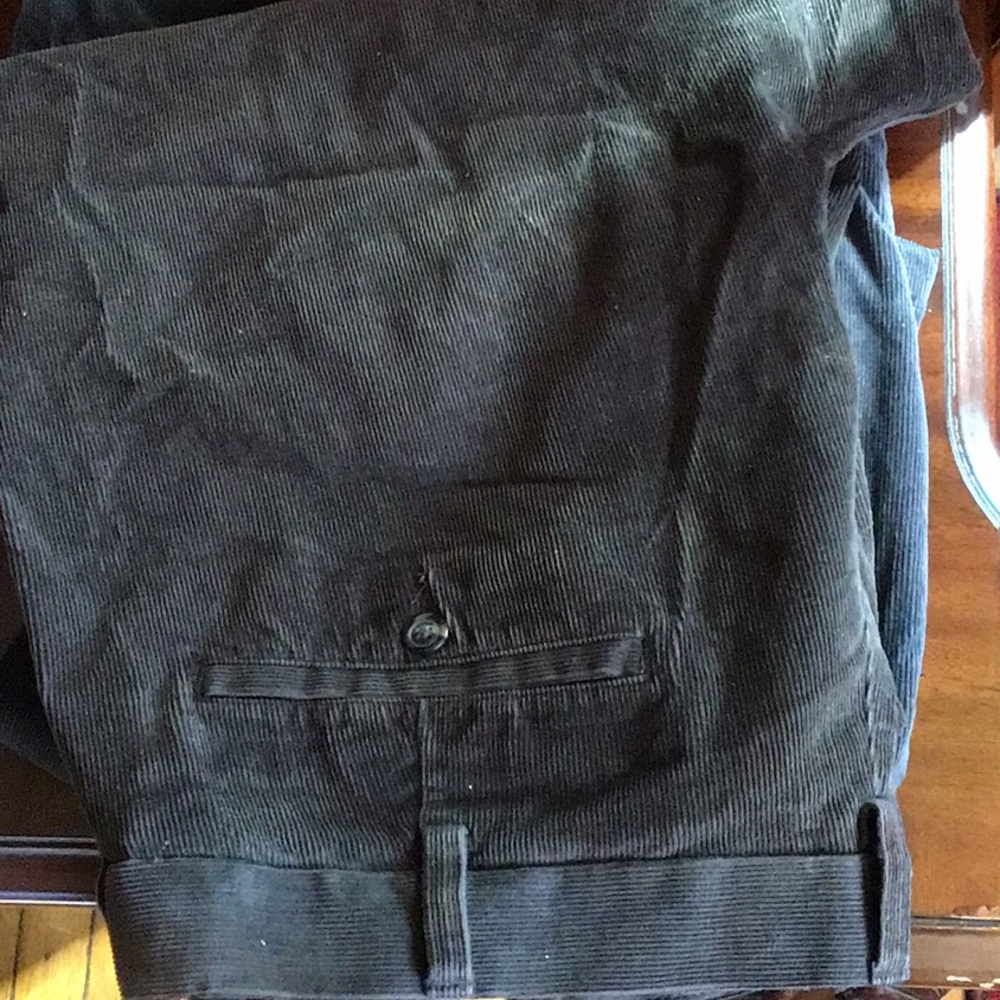 Lot of 2 Men’s Croft and barrow courduroy pants 38x32: gently used